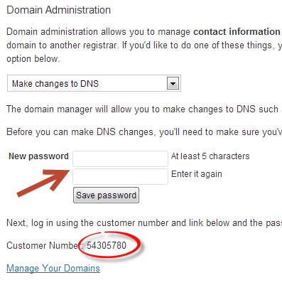 Lấy Customer ID và tạo mật khẩu mới để đổi DNS