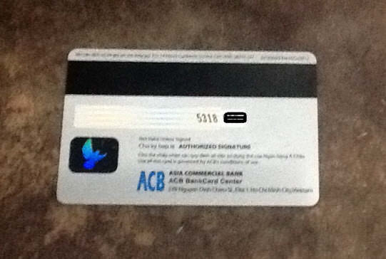 Làm thẻ Visa Prepaid ngân hàng ACB