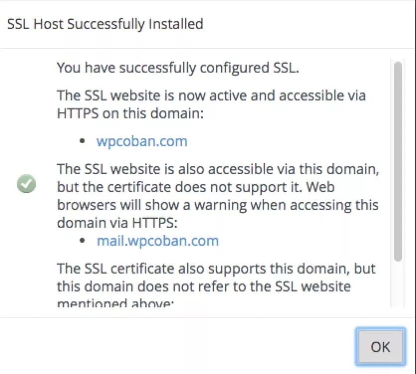 Cài chứng chỉ SSL miễn phí từ Let's Encrypt lên Hosting 44