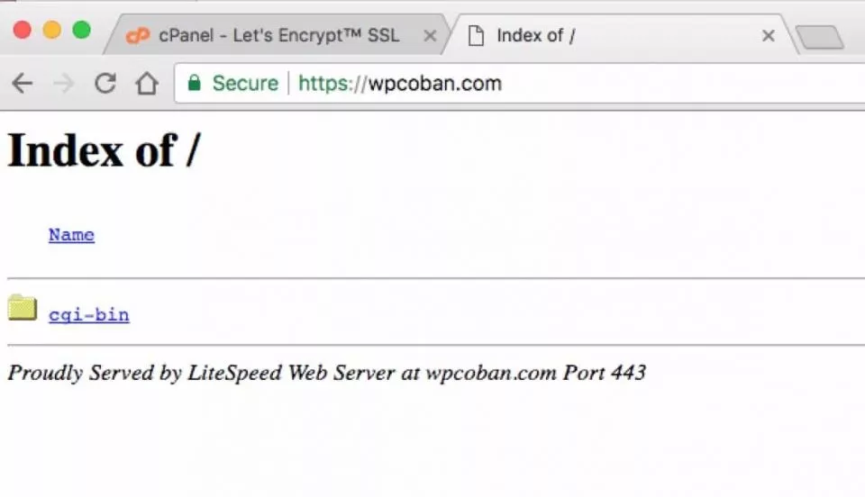 Cài chứng chỉ SSL miễn phí từ Let's Encrypt lên Hosting 45