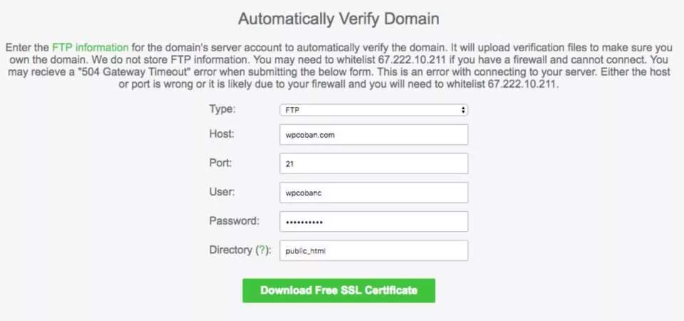 Cài chứng chỉ SSL miễn phí từ Let's Encrypt lên Hosting 37