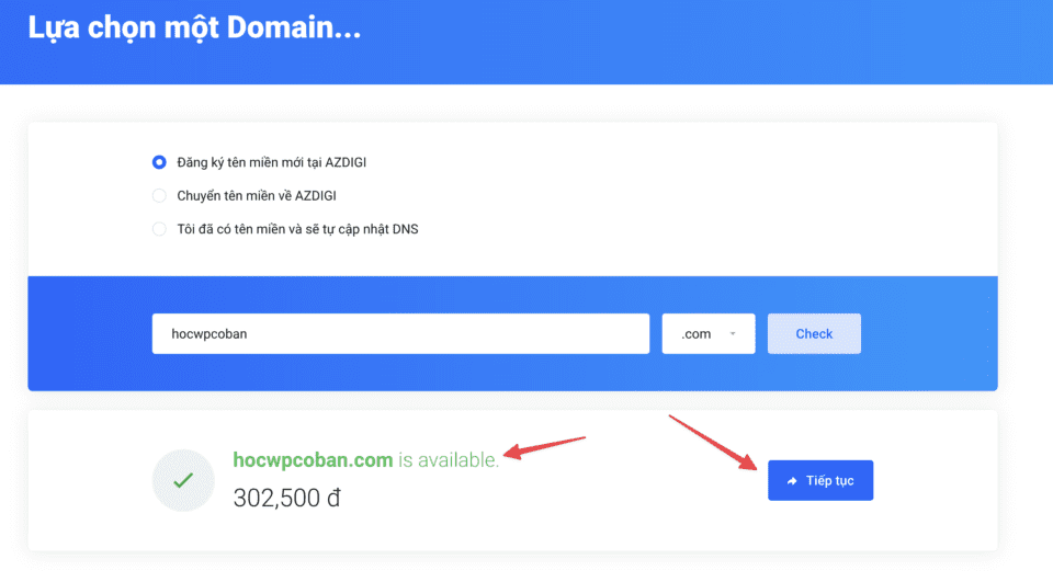 Cách mua Tên miền (domain) và Hosting 23
