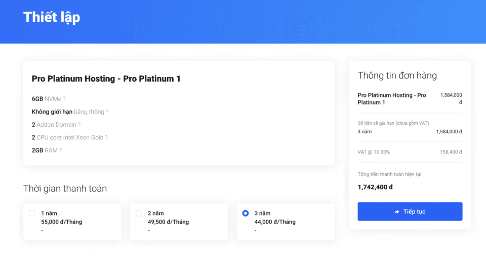 Cách mua Tên miền (domain) và Hosting 24