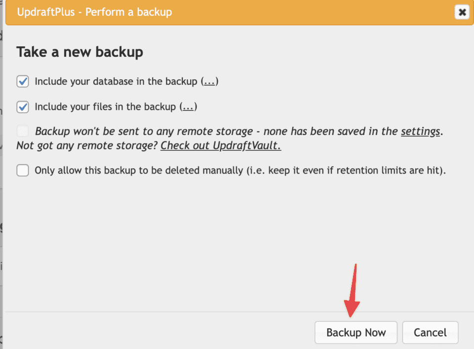 Backup WordPress hiệu quả và dễ dàng với UpdraftPlus 17