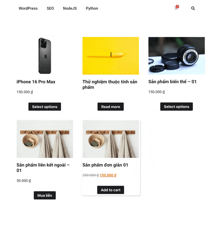Hướng dẫn WooCommerce: Sử dụng Elementor thiết kế các trang mặc định 50