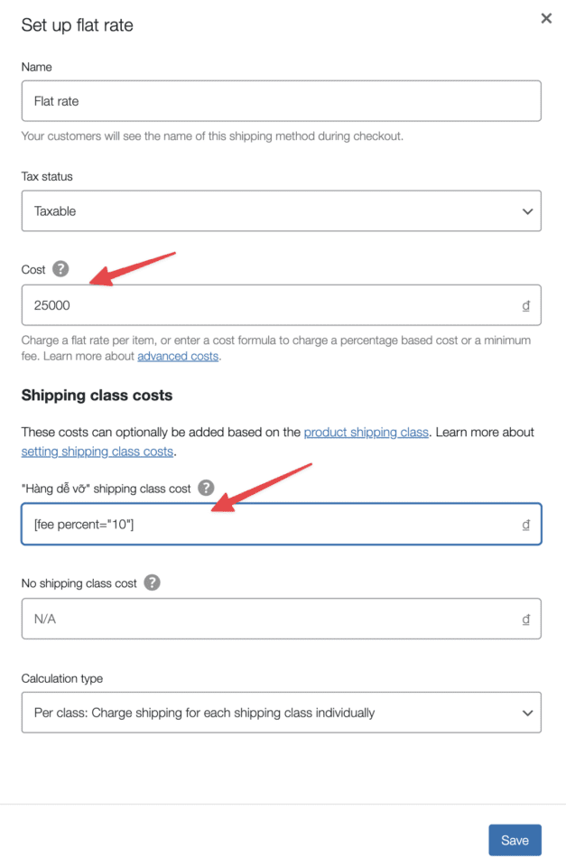 Hướng dẫn WooCommerce: Thiết lập phí ship 19