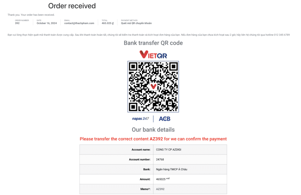 Hướng dẫn WooCommerce: Tích hợp thanh toán online 13