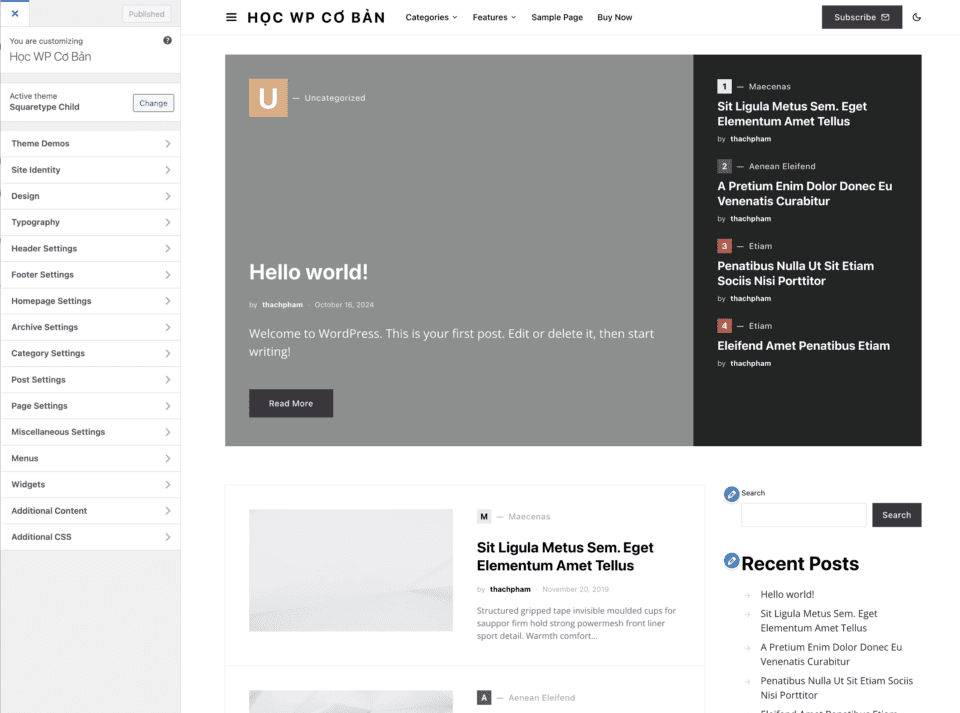 Sử dụng theme trả phí trên ThemeForest để làm website blog/tin tức 36