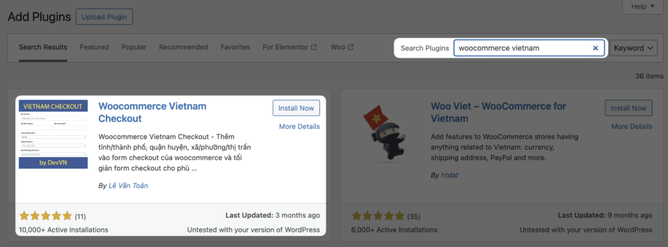 Hướng dẫn WooCommerce: Thêm tuỳ chọn tỉnh thành phường xã 6