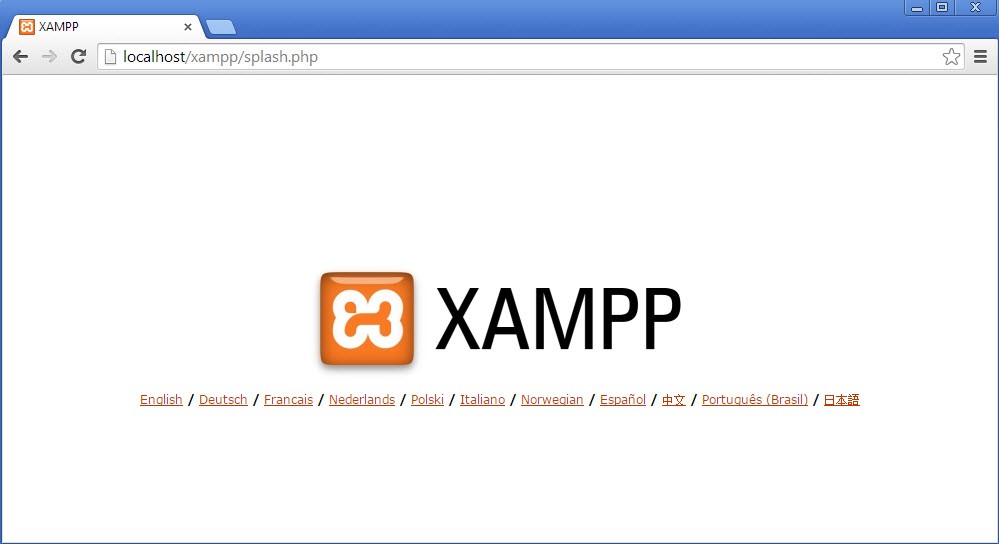 localhost to xampp