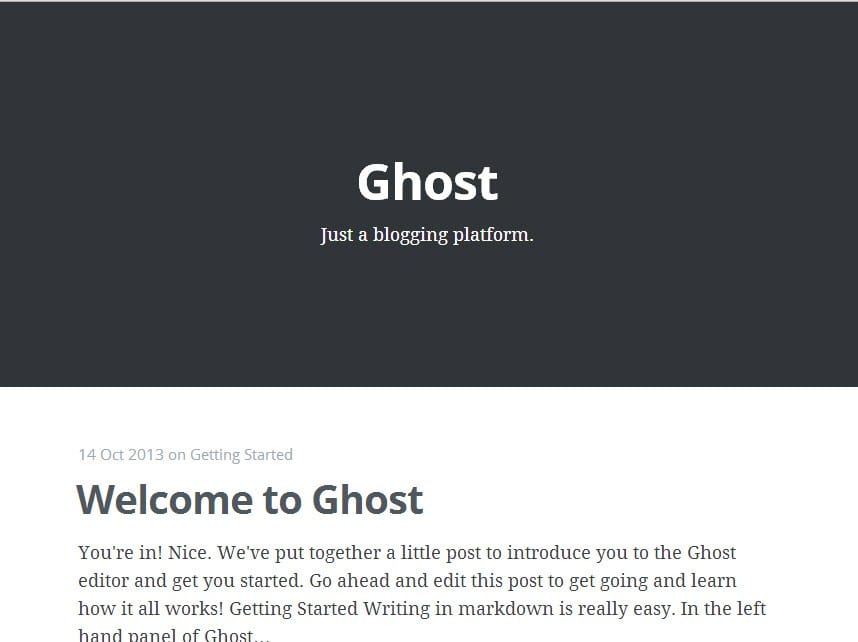Cài đặt Ghost trên DigitalOcean