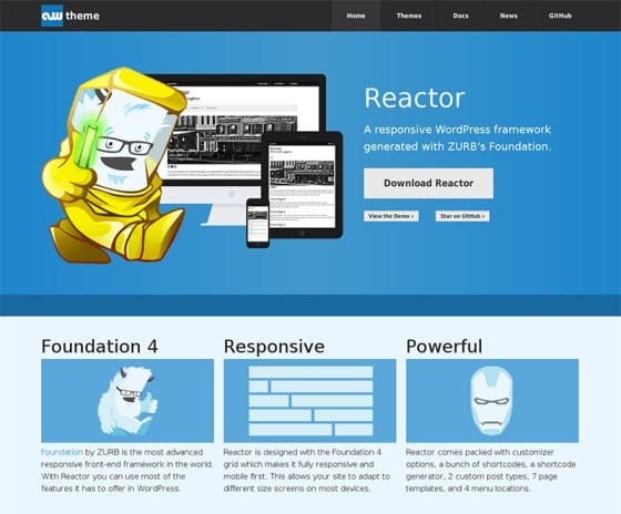 Reactor theme