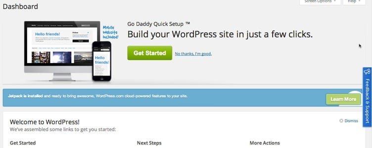 Các tính năng tích hợp sẵn vào WordPress của dịch vụ