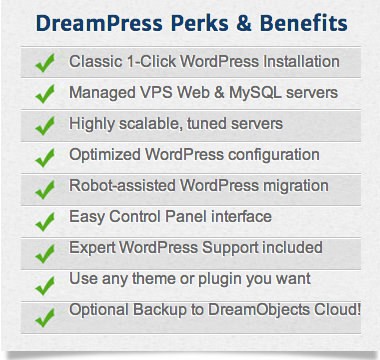 ưu điểm dịch vụ DreamPress