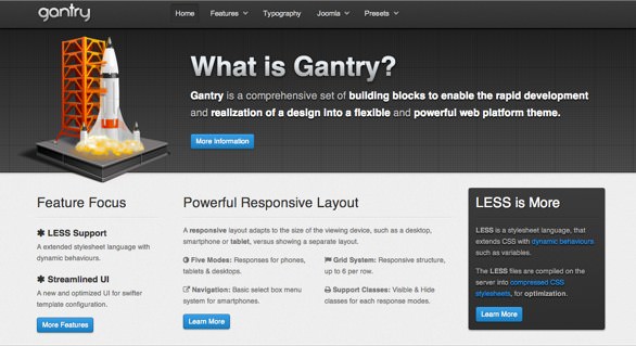 Demo giao diện Gantry Framework