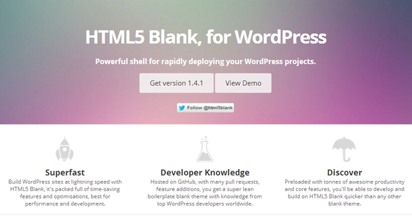 Viết giao diện WordPress với HTML5Blank