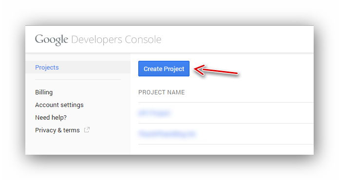 create-project-googlecloud