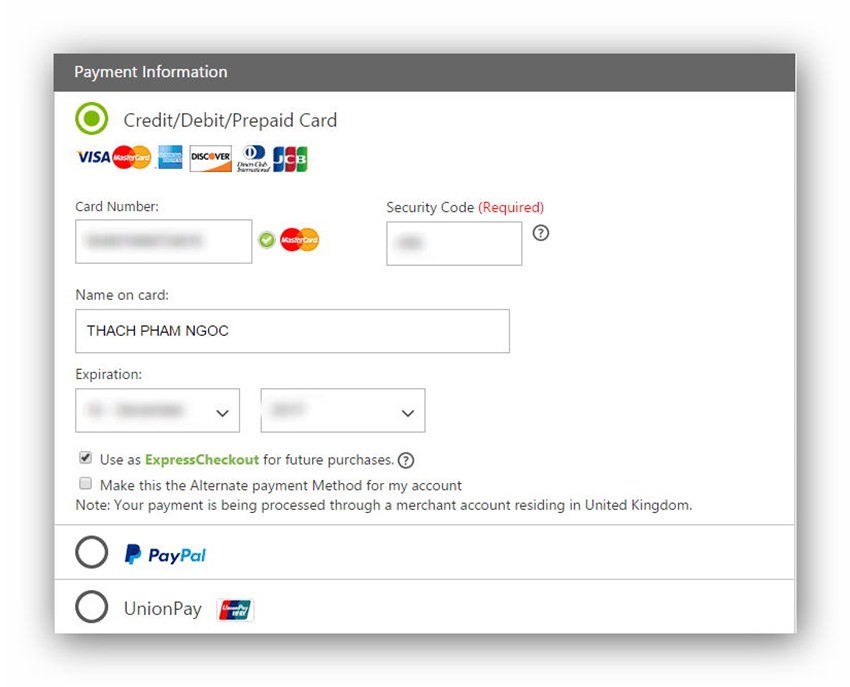 godaddy-payment-infomation