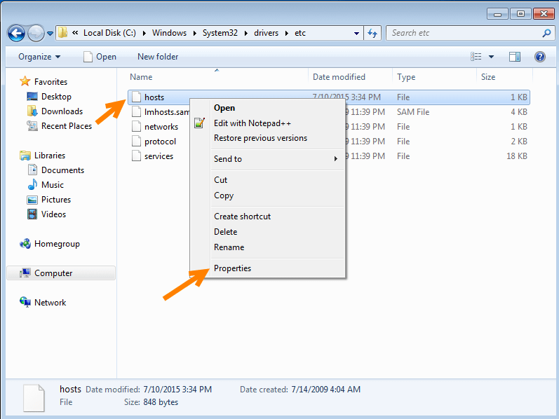 hosts-properties