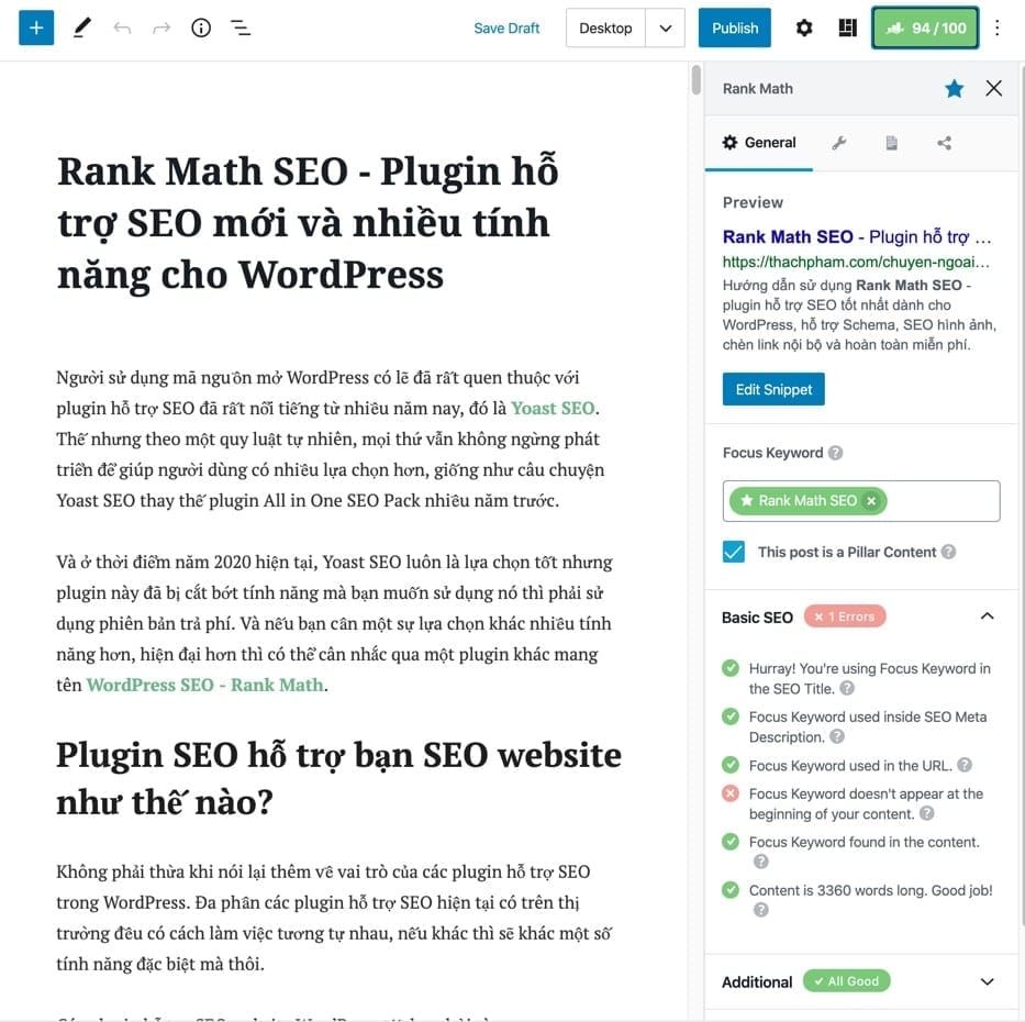 Rank Math SEO - Plugin hỗ trợ SEO mới và nhiều tính năng 250