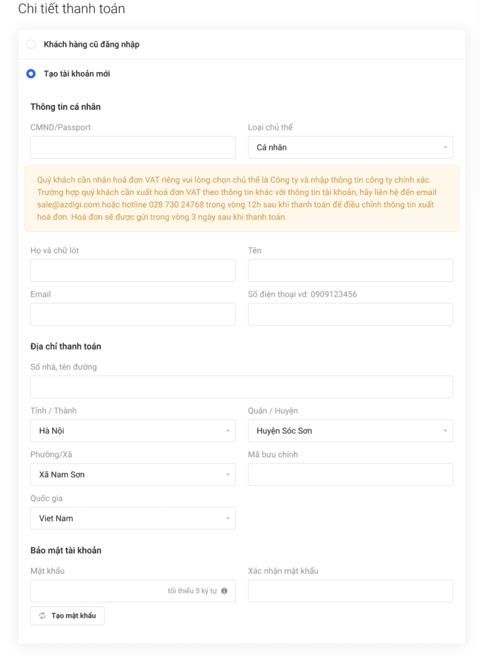 Cách mua Tên miền (domain) và Hosting 6