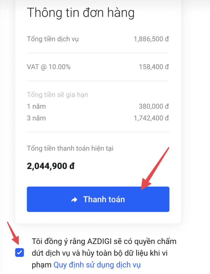 Cách mua Tên miền (domain) và Hosting 8