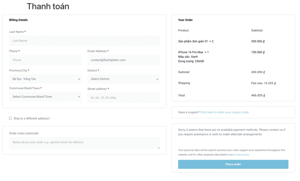 Hướng dẫn WooCommerce: Thiết lập phí ship 38