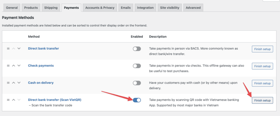 Hướng dẫn WooCommerce: Tích hợp thanh toán online 2