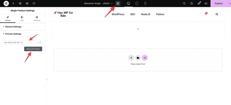 Hướng dẫn WooCommerce: Sử dụng Elementor thiết kế các trang mặc định 68